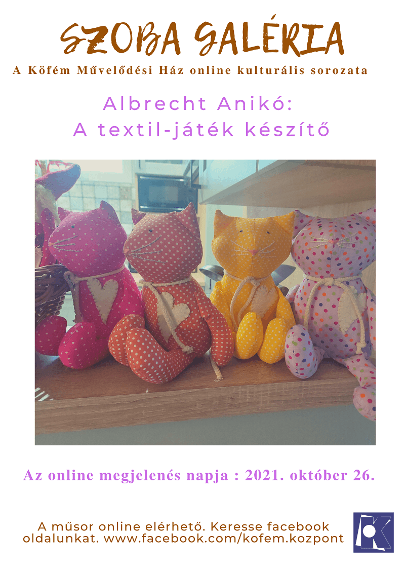 Albrecht Anikó textil-játék készítő